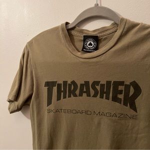 Green Short Sleeve Thrasher T-Shirt